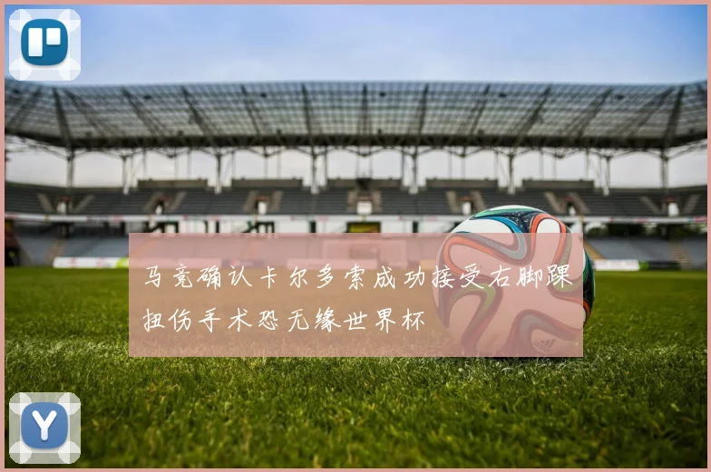 马竞确认卡尔多索成功接受右脚踝扭伤手术恐无缘世界杯